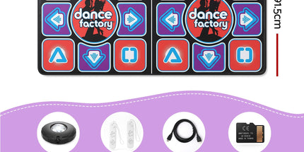 Keezi HDMI Dance Mat 2 Player for Kids & Adults with AR Camera Electronic Dance Pad Tyack eCommerce Solutions