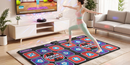 Keezi HDMI Dance Mat 2 Player for Kids & Adults with AR Camera Electronic Dance Pad Tyack eCommerce Solutions