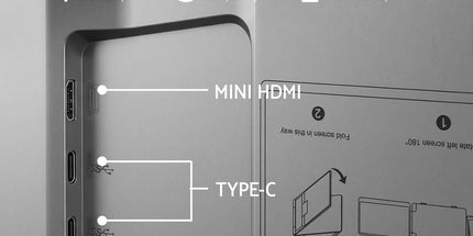 Devanti 14 Inch Portable Monitor Laptop Screen Extender Triple Display Tyack eCommerce Solutions