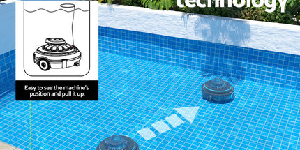 Aqua Buddy Robotic Pool Cleaner Automatic Vacuum Robot Swimming Cordless