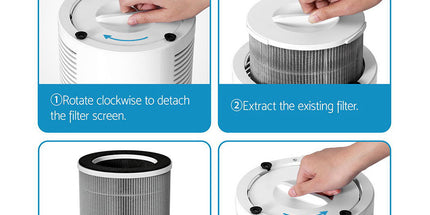 Devanti Air Purifier 3-layer HEPAh11 Filter Home Freshener Carbon PM2.5 Remover