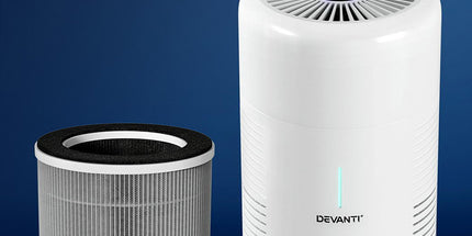 Devanti Air Purifier 3-layer HEPAh11 Filter Home Freshener Carbon PM2.5 Remover