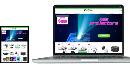 Projector Paradise | Dropship Store For Sale | Sell With Shopify