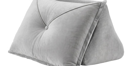 Giselle Bedding Back Pillow for Sitting in Bed, No-Collapse 25D High-Density Base, Ergonomic Lumbar Support Pillow for Gaming, Nursing & Floor Tatami, 90% Shredded Sponge Cushion with Washable Velvet Cover