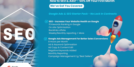 Combined SEO Google Ads Management Package - Starter Pack