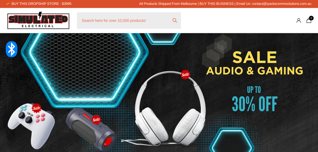 Premium Electrical Dropship Store For Sale With 8000+ Products