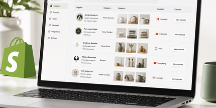 $20 Shopify Account Set Up & Dropship Supplier Contacts