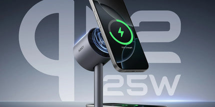 AUKEY LC-MC213 Qi2.2 MagFusion 2X 2-in-1 Magnetic Wireless Charger