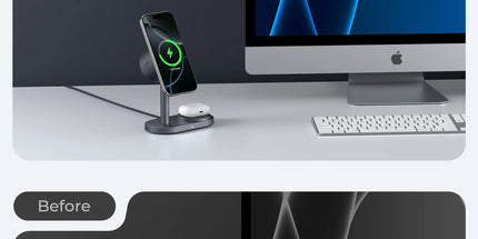 AUKEY LC-MC213 Qi2.2 MagFusion 2X 2-in-1 Magnetic Wireless Charger