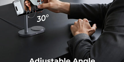 AUKEY LC-MC213 Qi2.2 MagFusion 2X 2-in-1 Magnetic Wireless Charger
