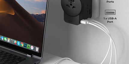 AUKEY PA-TA11A GlobeMate 65W GaN Universal Adapter with USB Ports