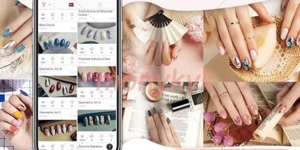 Nail Printer Nail Art Printer Machine Kit-Impresora De UñAs Pro,3D Fingernail Printer Machine for Salon&Home-WiFi/DIY Design| Pg4 Gel,Fm10 Ink, Base/Cleaning Glue - White - Size Nail art machine Tyack eCommerce Solutions