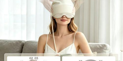 Electric Head Massager for Headaches, Eye Massager with Heat, 6-Zone Kneading for Temples & Forehead, Rechargeable Head & Eye Massage Tool for Migraine & Stress Relief Tyack eCommerce Solutions