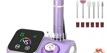 45000RPM Professional Corded Nail Drill E-File Kit for Salon Home LED Display; Low Noise; Ideal for Shaping, Removing & Polishing Acrylic & Gel; For Manicure Pedicure Nail Prep - Pink - Size 5.5*3.54in Tyack eCommerce Solutions