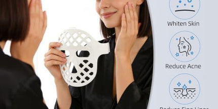 Red Light Therapy for Face, 850nm NIR LED Mask for Daily Beauty Routine 8 Modes Light Therapy Mask, 51 LED Cores with Timer & Brightness Adjustment Functions Tyack eCommerce Solutions