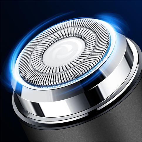 Mini Electric Shaver, Mini Portable Electric Shaver, Mini Shaver for Men, USB Rechargeable Waterproof Shaver - Gold - Size 57mm*42mm