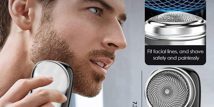 Mini Electric Shaver, 2025 New Pocket Size Electric Shavers for Men, Mini Portable Electrics Shaver, Rechargeable Easy One-Button, Powerful Waterproof Razor for Travel Office Business Trip