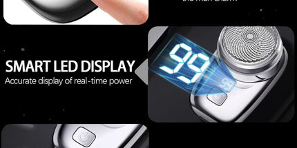 Mini Electric Shaver, 2025 New Pocket Size Electric Shavers for Men, Mini Portable Electrics Shaver, Rechargeable Easy One-Button, Powerful Waterproof Razor for Travel Office Business Trip