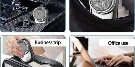 Mini Electric Shaver, 2025 New Pocket Size Electric Shavers for Men, Mini Portable Electrics Shaver, Rechargeable Easy One-Button, Powerful Waterproof Razor for Travel Office Business Trip