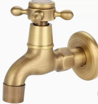 Antique Brass Faucet for Garden Hose, Fence, Bathroom & Outdoor Use – Durable and Stylish Faucet Accessory, Perfect for Home and Gardening - Bronze - Size Split Spray Gun Kit Tyack eCommerce Solutions