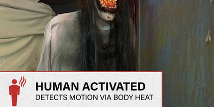 70.9in. Motion-Activated Animatronic Lurching Woman | 70.9In. Lurching Woman, Motion-Activated Lights and Sound, Indoor or Outdoor Creepy Decoration