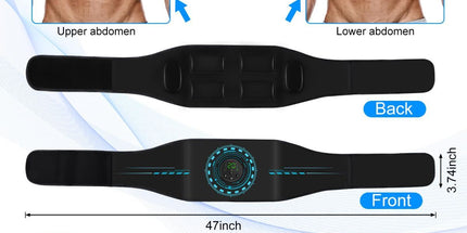 ABS Stimulator Muscle Toner, AB Machine for Abdomen/Arm/Leg, Muscle Stimulator for Muscle Growth, Ab Toning Belt Muscle Stimulator for Men and Women 3 Pack