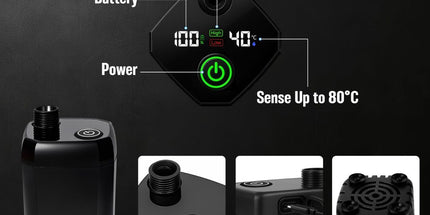 Portable Camping Shower, 6000mAh Rechargeable Outdoor Shower Pump 4 Spray Modes & Speeds, Ipx7 Waterproof, LED Display, Portable Shower for Camping, Car & Pet - Black - Size 5.3-gallon bucket, spray gun, and bath bomb Tyack eCommerce Solutions