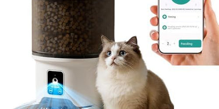 Smart Camera Pet Feeder with HD Camera, 4L Automatic Dog & Cat Food Dispenser with Wi-Fi, 2-Way Audio, Timer & Remote Control for Small/Medium Pets Tyack eCommerce Solutions