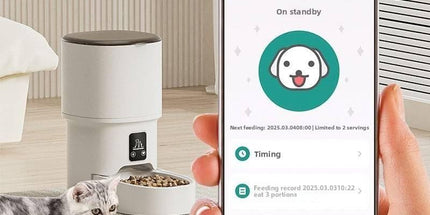 Smart Camera Pet Feeder with HD Camera, 4L Automatic Dog & Cat Food Dispenser with Wi-Fi, 2-Way Audio, Timer & Remote Control for Small/Medium Pets Tyack eCommerce Solutions