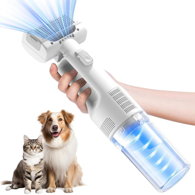 Pet Grooming Vacuum Dog Grooming Vacuum Cat Hair Removal Tool Slicker Brush Set