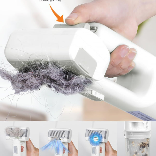 Pet Grooming Vacuum Dog Grooming Vacuum Cat Hair Removal Tool Slicker Brush Set