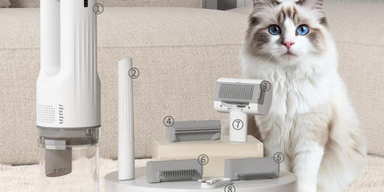 Pet Grooming Vacuum Dog Grooming Vacuum Cat Hair Removal Tool Slicker Brush Set