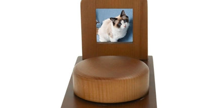 Pet Urn Nostalgia Passing Away Dog Cat Cabin Urn with Photo Frame Pet Coffin - Brown - Size Large group Tyack eCommerce Solutions