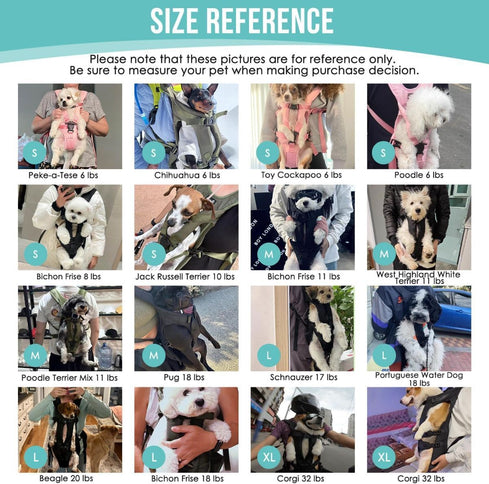 Dog Harness Storage Bags For Dogs Pet Accessories Dog Outdoor Gear High-Quality - Black - Size S