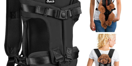 Dog Harness Storage Bags For Dogs Pet Accessories Dog Outdoor Gear High-Quality - Black - Size XL