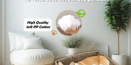 Dog Bed for Small Medium Dogs, Cat Bed for Indoor Cats. Washable Orthopedic Dog Bed. Removable Sleeping Mat, Durable Pet Bed with Anti-Slip Bottom - Dark Gray - Size 90cm*80cm