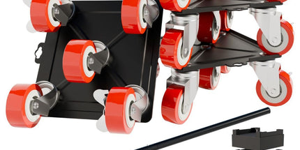 Small Furniture-Dolly-Furniture-Movers with-5-Wheels, Furniture Sliders Lifters Tool Set for Moving Heavy Duty, Furniture Dollies - Black-red Tyack eCommerce Solutions