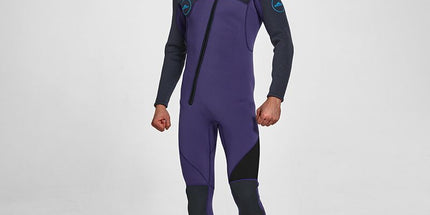 3MM Men's Full Wetsuit – 4-Way Stretch, UPF 50+, Thermal & Scratch Resistant for Diving & Surfing - Black - Size XXL