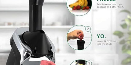 Home Ice Cream Maker - Soft Serve & Frozen Dessert Machine for Healthy Sorbet, Sherbet, Fruit Ice Cream & Yogurt Tyack eCommerce Solutions
