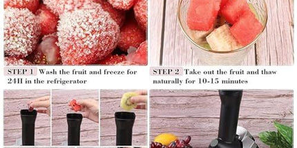 Home Ice Cream Maker - Soft Serve & Frozen Dessert Machine for Healthy Sorbet, Sherbet, Fruit Ice Cream & Yogurt Tyack eCommerce Solutions