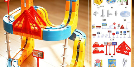 Magnetic Electric Train Set for Kids Ages 3-8, 100PCS Flexible Track Building Toy with Motorized Train, STEM Gift for Boys and Girls Tyack eCommerce Solutions