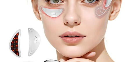 Red Light Eye Massager for Under Eye Bags, Fine Lines & Daily Eye Skincare (white) Tyack eCommerce Solutions