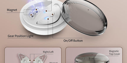 Red Light Eye Massager for Under Eye Bags, Fine Lines & Daily Eye Skincare (white) Tyack eCommerce Solutions