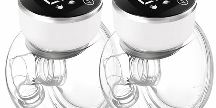 Hands-Free Wearable Electric Breast Pump for Moms on the Go with LED Display (white) Tyack eCommerce Solutions