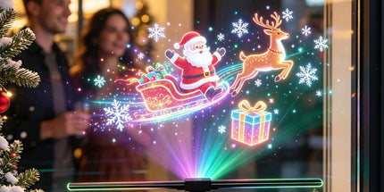 3D Hologram Projector, 4/16 Inch Christmas & Halloween HD LED Hologram Projector Holographic Advertising Display with Remote, WiFi and APP, Holographic Video Advertising for Home(black) Tyack eCommerce Solutions