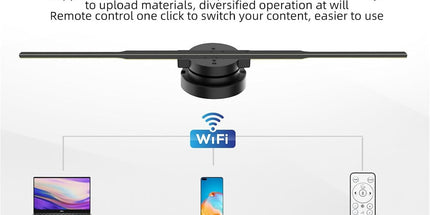 3D Hologram Projector, 4/16 Inch Christmas & Halloween HD LED Hologram Projector Holographic Advertising Display with Remote, WiFi and APP, Holographic Video Advertising for Home(black) Tyack eCommerce Solutions