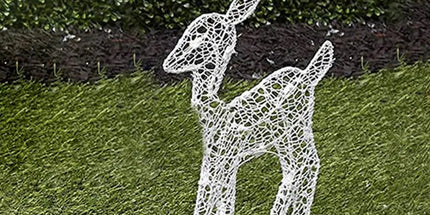 Lighted Christmas Deer Reindeer Family With Led Lights