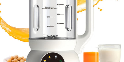 Automatic Nut Milk Maker with Rotating Cleaning Brush