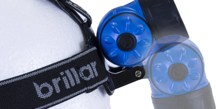 Brillar 3-Mode Headlamp – Blue, 120 Lumens with COB LED