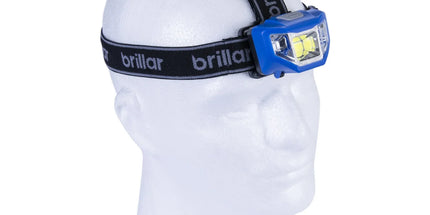 Brillar 5-Mode Headlamp – Blue, 200 Lumens with COB LED